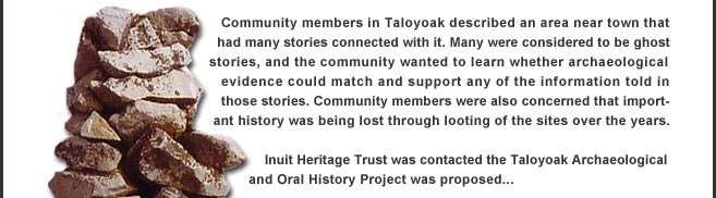 Taloyoak Archaeological and Oral History Project introduction